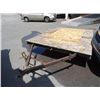 Image 1 : S/A 6' x 10' Flatbed Utility Trailer (No Title Required)