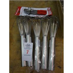 9" Whips (5) & Can Opener