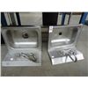 Image 1 : 2 S/S Hand Sinks - 2 Times the Money