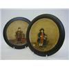 Image 1 : A PAIR OF BRETBY DICKENS SERIES WALL PLAQUES, 'Oliver and the Beadle' and 'Micawber' No.3012D, di...