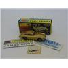 Image 1 : A CORGI TOYS JAMES BOND ASTON MARTIN DB5, No.261, gold livery, metal roof, two figures, (facsimil...