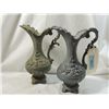 Image 1 : LOT 2 PEWTER VASE PITCHER