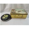 Image 1 : LOT 2 VINTAGE DECORATIVE TINS