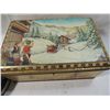 Image 3 : LOT 2 VINTAGE DECORATIVE TINS