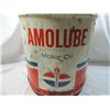 Image 2 : LARGE VINTAGE AMOLUBE MOTOR OIL CAN