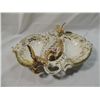 Image 1 : CAPODIMONTE TWO SECTION DISH TRAY
