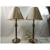 Image 1 : PAIR BRASSTONE TABLE LAMPS
