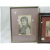 Image 2 : LOT 2 FRAMED & MATTED ANTIQUE DRAWINGS WOMAN