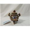 Image 1 : SMALL HAND PAINTED JAPANESE POT WITH LID