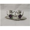 Image 2 : SMALL METAL TEAPOT SALT AND PEPPER SHAKERS