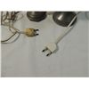 Image 2 : LOT 2 EUROPEAN PEWTER LAMP & LIGHT FIXTURE