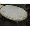 Image 2 : FRENCH EMPIRE STYLE PAINTED BEECHWOOD PARLOR TABLE