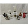 Image 2 : LOT 6 SMALL HURRICANE OIL LAMPS