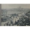 Image 2 : 1890 GERMAN HARBOR SCENE SMALL FRAMED PRINT