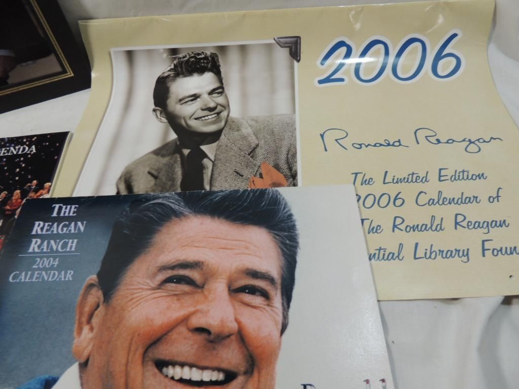 LOT 4 RONALD REAGAN CALENDARS PHOTO