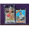 Image 1 : LOT 2 1966 & 1967 TOPPS BASEBALL CARD PINSON, FRIN