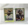Image 1 : LOT 2 WALTER PAYTON AUTOGRAPHED FOOTBALL CARDS.