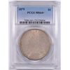 Image 1 : 1879 MORGAN SILVER DOLLAR, PCGS MS64+, OVER $700 GREYSHEET IN MS-65, NICE COLOR!