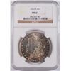 Image 1 : 1882-S MORGAN SILVER DOLLAR, NGC MS-63  NICE COLOR!