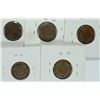 Image 2 : LOT OF 5 FLYING EAGLE CENTS, 3-1857 & 2-1858