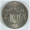 Image 1 : 1874 SHIELD NICKEL AU 55