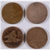 Image 1 : LOT OF 4 LOW GRADE FLYING EAGLE CENTS