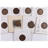 Image 1 : LOT OF 9 1858 FLYING EAGLE CENTS