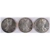 Image 1 : 3 GEM BU AMERICAN SILVER EAGLES (1992,1993,1995)