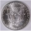 Image 2 : 1990 AMERICAN SILVER EAGLE, GEM!   CAME OUT OF AN ORIGINAL MINT TUBE