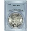 Image 1 : 1882 MORGAN DOLLAR PCGS MS-64