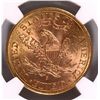 Image 3 : 1885-S $5.00 GOLD NGC MS63+ LOOKS 64!