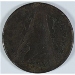 1811 LARGE ONE CENT FAIR (DAMAGE) RARE DATE