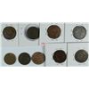 Image 2 : LOT OF 9 HALF CENTS MOST HAVE PROBLEMS