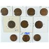Image 1 : LOT OF 10 TWO CENT PIECES VARIOUS DATES AND GRADES