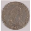 Image 1 : 1806 BUST HALF DOLLAR,  POINTED 6, STEM THRU CLAW, XF/AU VERY SCARCE THIS NICE.
