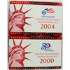Image 1 : (2) US SILVER PROOF SETS (00, 04)