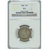 Image 1 : 1883 SEATED LIBERTY QUARTER NGC GOOD-4