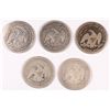 Image 2 : (5) SEATED LIBERTY QUARTERS (53, 53-O, 54, 54-O, 57)