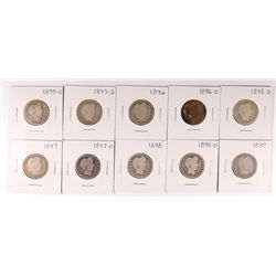 (10) BARBER QUARTERS (95-O, 95-S, 96, 96-O, 97, 97-O, 98, 98-O, 98-S, 99)