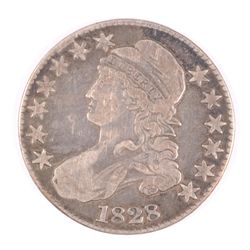 1828 BUST HALF DOLLAR F/VF