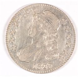 1829 BUST HALF DOLLAR XF/AU