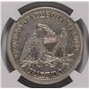 Image 3 : 1854 ARROWS SEATED HALF DOLLAR, NGC AU ( SAYS CLEANED )