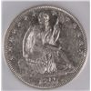 Image 2 : 1857 SEATED HALF DOLLAR SEGS MS60 DETAILS CLEANED