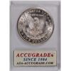 Image 4 : 1880-CC MORGAN SILVER DOLLAR, ACG MS-64  WHITE!