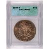 Image 1 : 1886-S MORGAN SILVER DOLLAR, ICG MS-61 SUPER OBVERSE COLOR