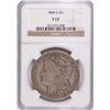 Image 1 : 1888-S MORGAN SILVER DOLLAR, NGC F/VF 15  SEMI-KEY