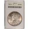 Image 1 : 1900-S MORGAN SILVER DOLLAR, ANACS MS-64  WITH COLOR!
