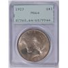 Image 1 : 1923 PEACE DOLLAR PCGS MS 64 "RATTLER"
