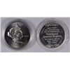 Image 2 : 1983 LIBERTY LOBBY & 2001 KENTUCKY  STATE QUARTER REPLICA ONE OUNCE .999 SILVER