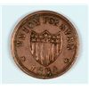 Image 1 : CIVIL WAR TOKEN (UNION FOR EVER)